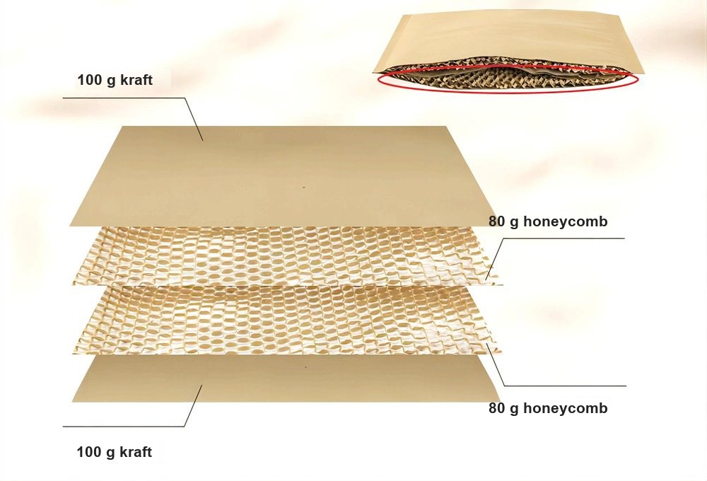 Honeycomb Paper Mailer Bags